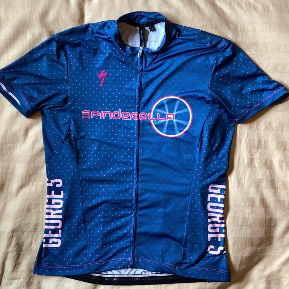 Specialized Cycling Top, Full Zip, Blue size Large in excellent used condition.